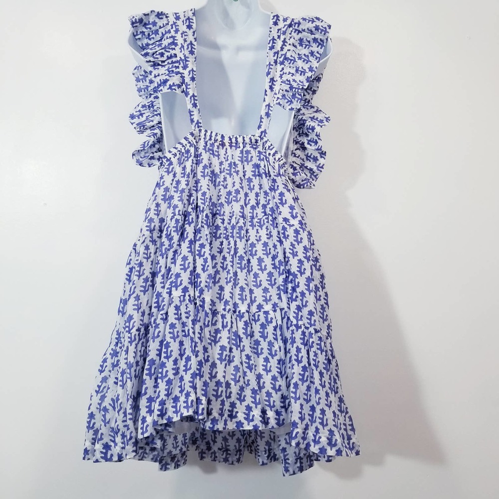 Oliphant Blue and White Mini Dress - Picture 4 of 12
